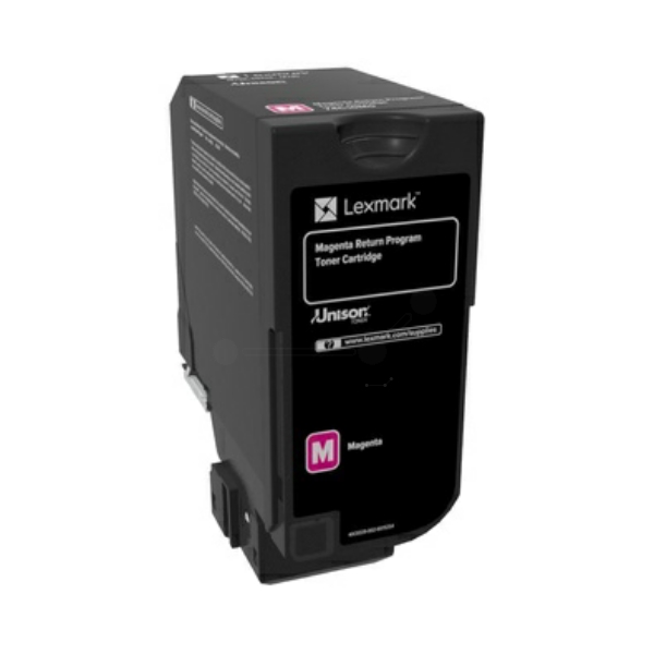 Original Lexmark 74C2HME / 074C2HME Toner magenta