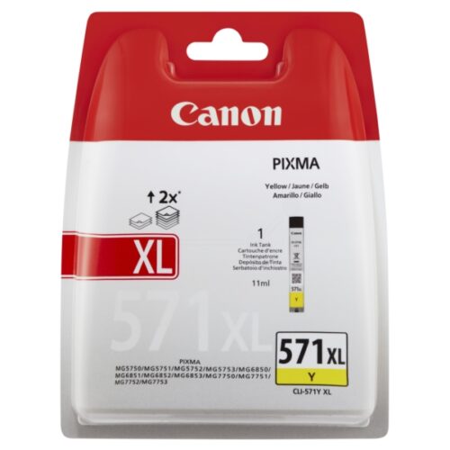 Original Canon CLI-571 YXL / 0334C001 / 0334C004 Tinte gelb