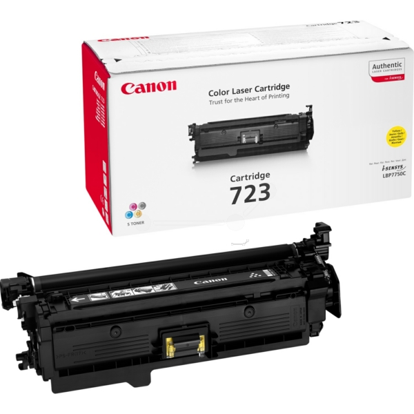 Original Canon 723 / 2641B002 / 2641B011 Toner gelb