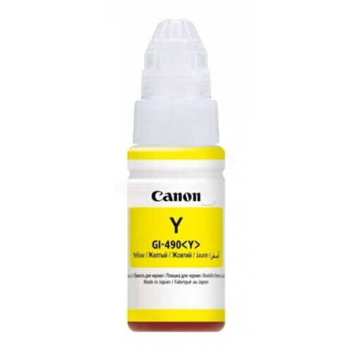 Original Canon GI-490 Y / 0666C001 Tinte gelb