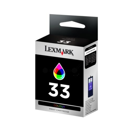 Original Lexmark No 33 / 18CX033 / 18CX033E Tinte color