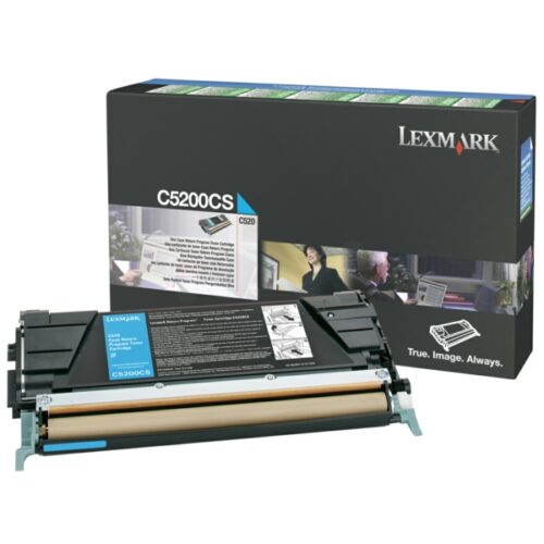 Original Lexmark C5200CS / 0C5200CS Toner cyan