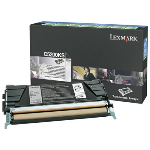 Original Lexmark C5200KS / 0C5200KS Toner schwarz