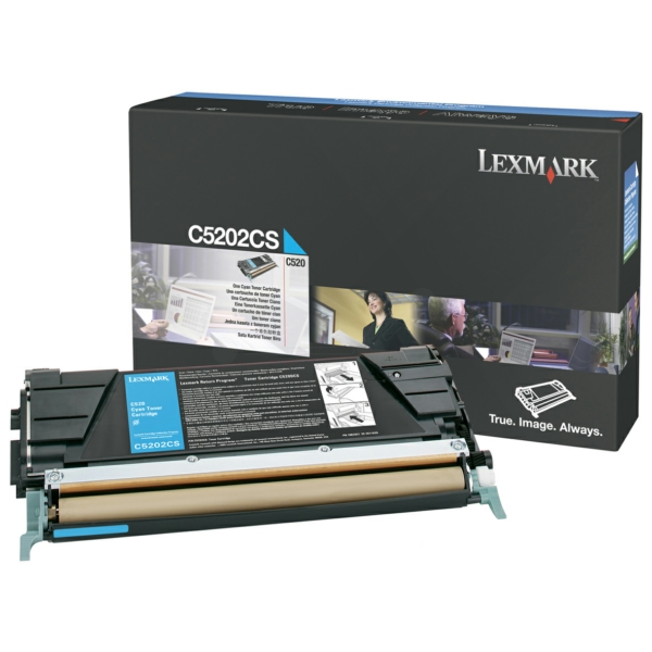 Original Lexmark C5202CS / 0C5202CS Toner cyan