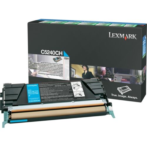 Original Lexmark C5240CH / 0C5240CH Toner cyan
