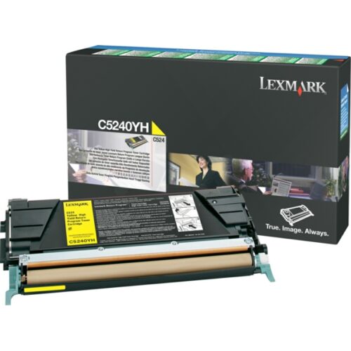Original Lexmark C5240YH / 0C5240YH Toner gelb
