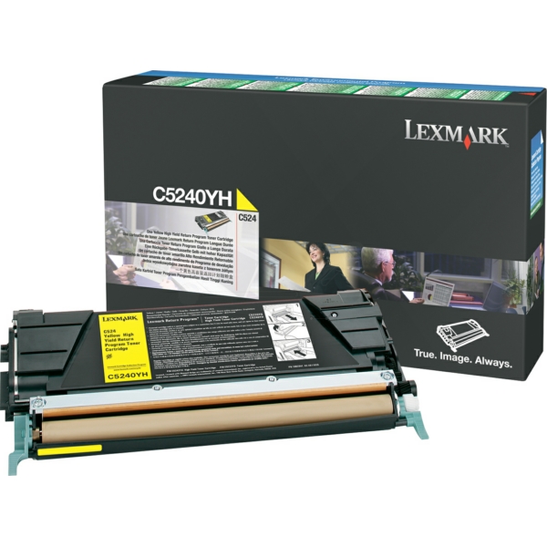 Original Lexmark C5240YH / 0C5240YH Toner gelb