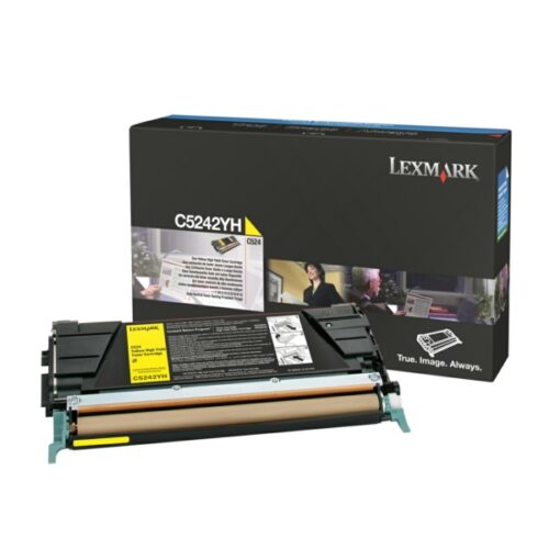 Original Lexmark C5242YH / 0C5242YH Toner gelb