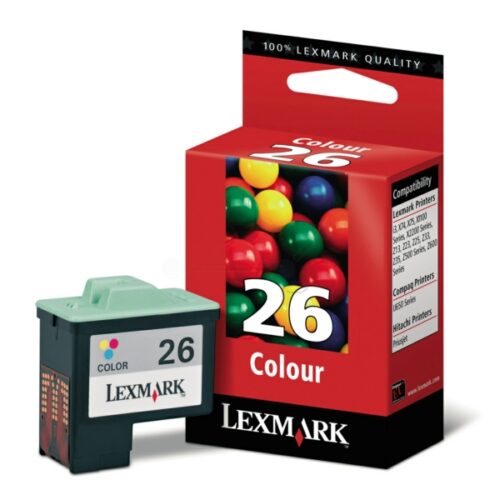 Original Lexmark No 26 / 10N0026E Tinte color