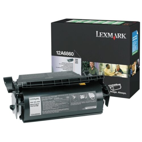 Original Lexmark 12A6860 / 012A6860 Toner schwarz