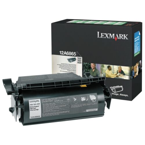 Original Lexmark 12A6865 / 012A6865 Toner schwarz