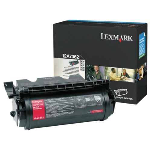 Original Lexmark 12A7362 / 012A7362 Toner schwarz