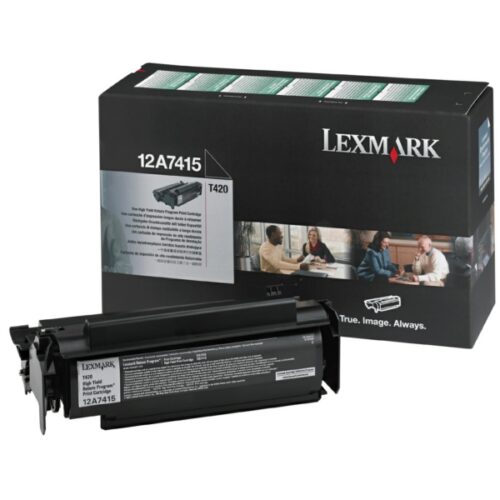 Original Lexmark 12A7415 Toner schwarz