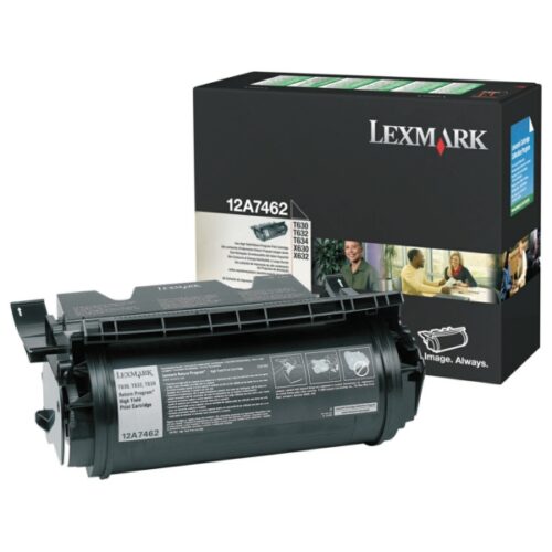 Original Lexmark 12A7462 / 012A7462 Toner schwarz