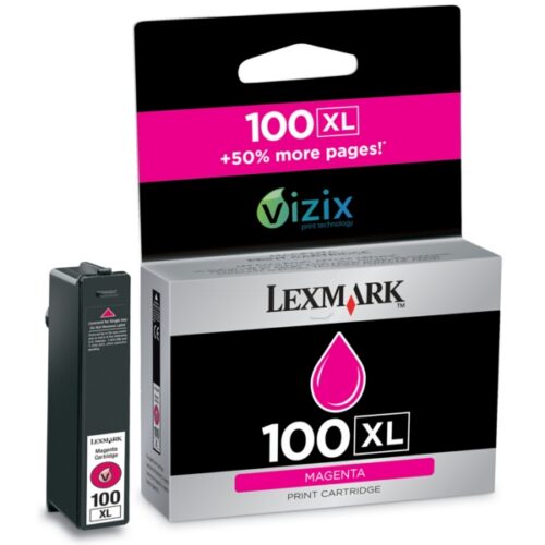 Original Lexmark 100XL / 14N1070E Tinte magenta