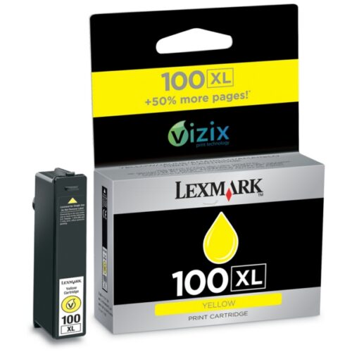 Original Lexmark 100XL / 14N1071E Tinte gelb
