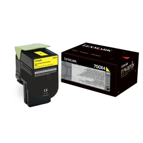 Original Lexmark 700X1 / 70C0X10 Toner schwarz