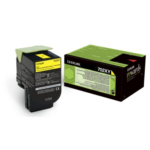 Original Lexmark 702XY / 70C2XY0 Toner gelb