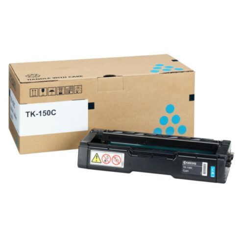 Original Kyocera TK-150C / 1T05JKCNL0 / 1T05JKCNLO Toner cyan