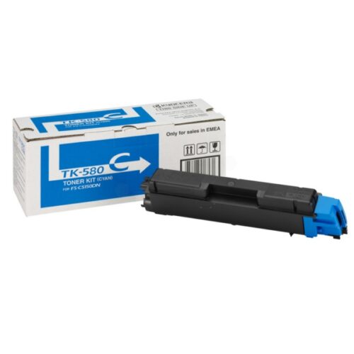 Original Kyocera TK-580C / 1T02KTCNL0 Toner cyan