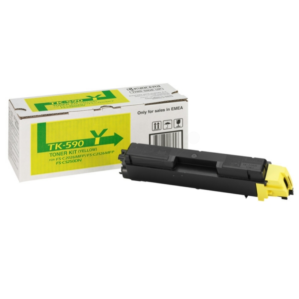 Original Kyocera TK-590Y / 1T02KVANL0 Toner gelb