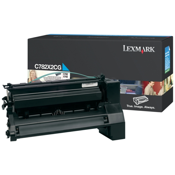 Original Lexmark C782X2CG / 0C782X2CG Toner cyan