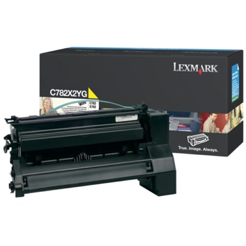 Original Lexmark C782X2YG / 0C782X2YG Toner gelb