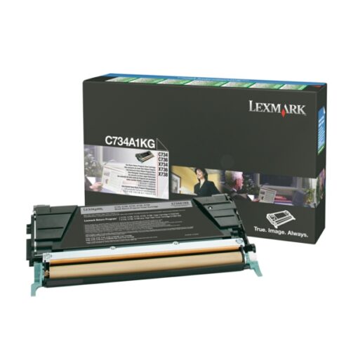 Original Lexmark C734A1KG / 0C734A1KG Toner schwarz