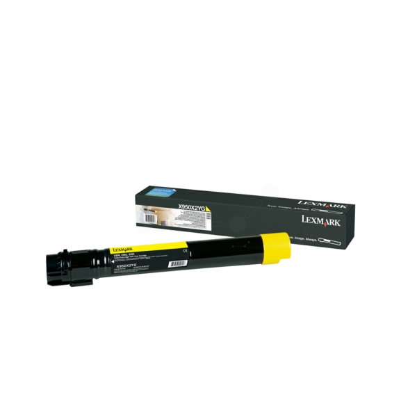 Original Lexmark X950X2YG / 0X950X2YG Toner gelb