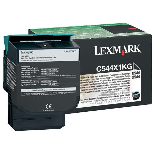 Original Lexmark C544X1KG / 0C544X1KG Toner schwarz