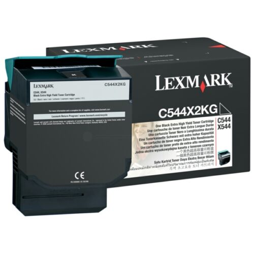 Original Lexmark C544X2KG / 0C544X2KG Toner schwarz