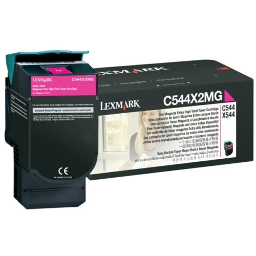 Original Lexmark C544X2MG / 0C544X2MG Toner magenta