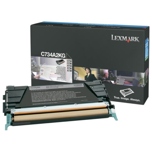 Original Lexmark C734A2KG / 0C734A2KG Toner schwarz