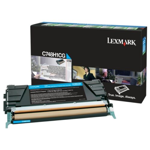 Original Lexmark C748H1CG / 0C748H1CG Toner cyan