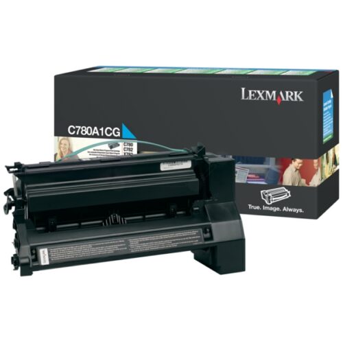 Original Lexmark C780A1CG / 0C780A1CG Toner cyan