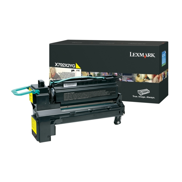 Original Lexmark X792X2YG / 0X792X2YG Toner gelb