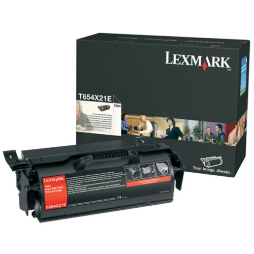 Original Lexmark T654X21E / 0T654X21E Toner schwarz