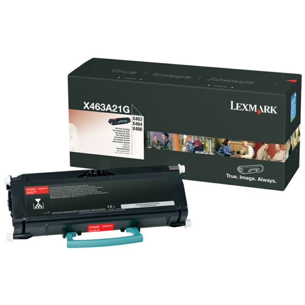 Original Lexmark X463A21G / 0X463A21G Toner schwarz
