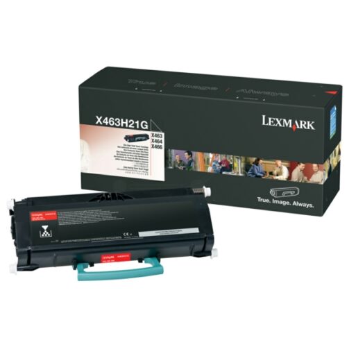 Original Lexmark X463H21G / 0X463H21G Toner schwarz