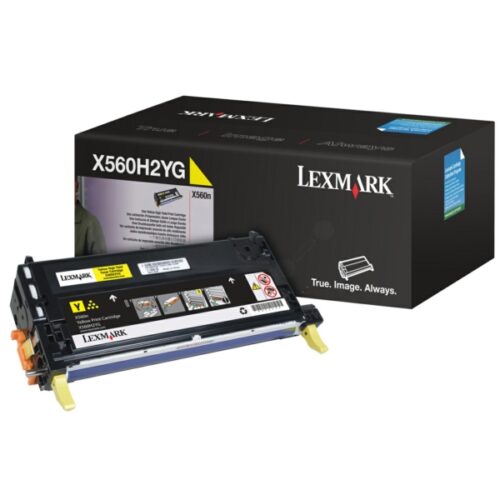 Original Lexmark X560H2YG / 0X560H2YG Toner gelb