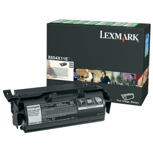Original Lexmark X654X11E / 0X654X11E Toner schwarz
