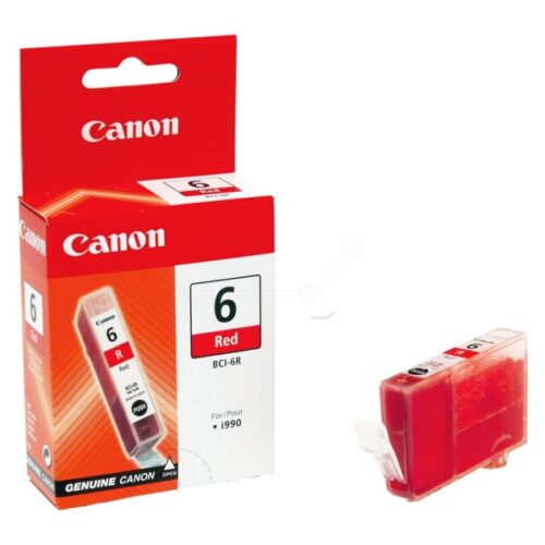 Original Canon BCI-6 R / 8891A002 Tinte rot