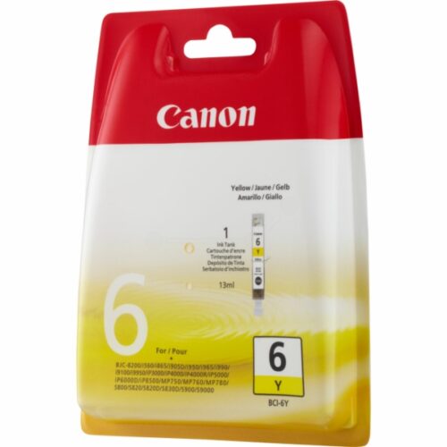 Original Canon BCI-6 Y / 4708A002 Tinte gelb