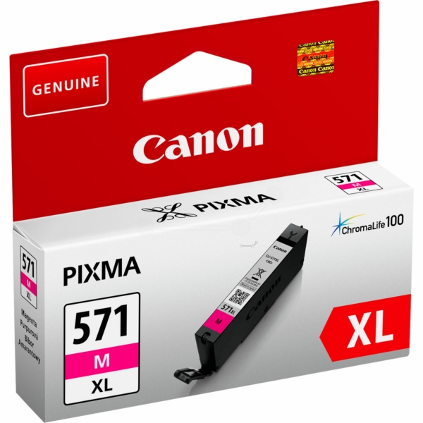 Original Canon CLI-571 MXL / 0333C001 / 0333C004 Tinte magenta