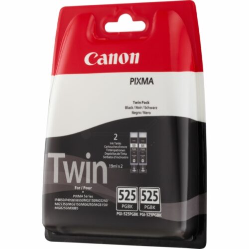 Original Canon PGI-525 PGBK / 4529B010 Tinten Doppelpack schwarz (2 Stück)
