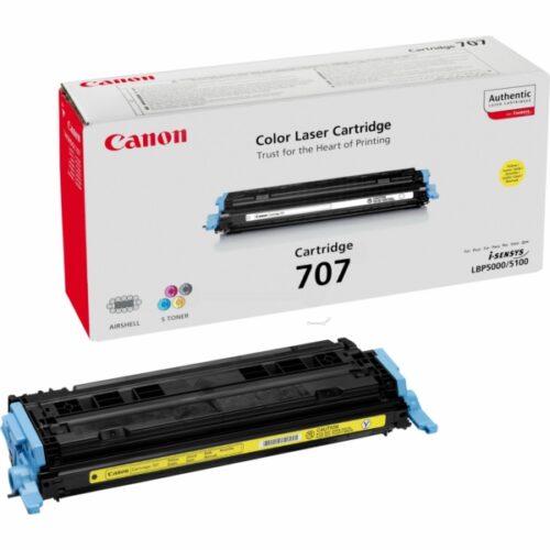 Original Canon 707 / 9421A004 Toner gelb