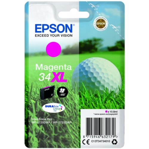 Original Epson 34XL / T3473 / C13T34734010 / C13T34734020 Tinte magenta