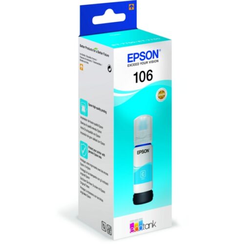 Original Epson 106 / T00R2 / C13T00R240 Tintenflasche cyan