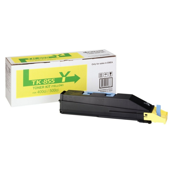 Original Kyocera TK-855Y / 1T02H7AEU0 Toner gelb