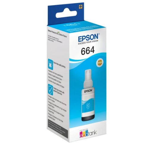 Original Epson T6642 / C13T664240 / C13T66424A Tintenflasche cyan